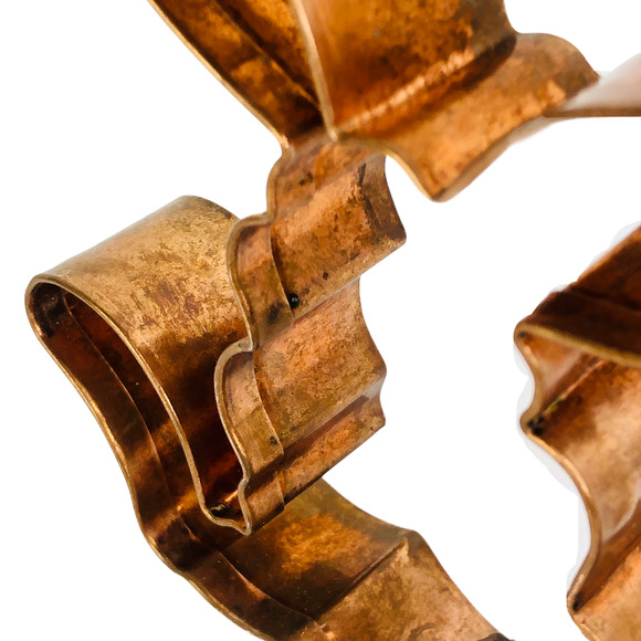 Copper Cookie Cutter Easter Bunny Rabbit Dancing Big Feet 5.5 inches - Picture 7 of 12